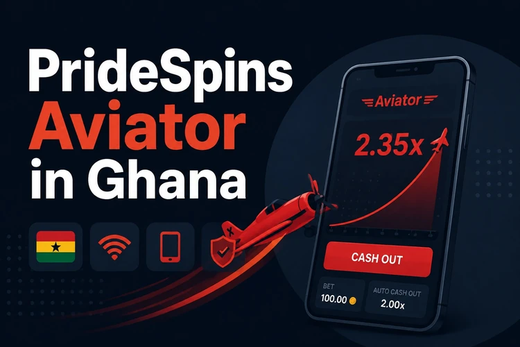 PrideSpins Aviator in Ghana