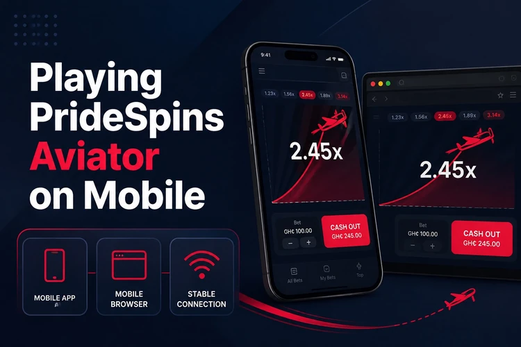 Playing PrideSpins Aviator on Mobile