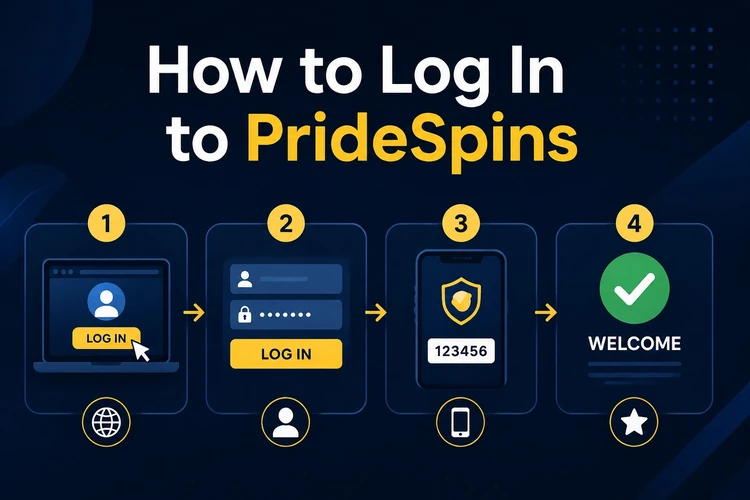 How to Log In to PrideSpins