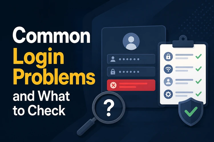 Common Login Problems and What to Check